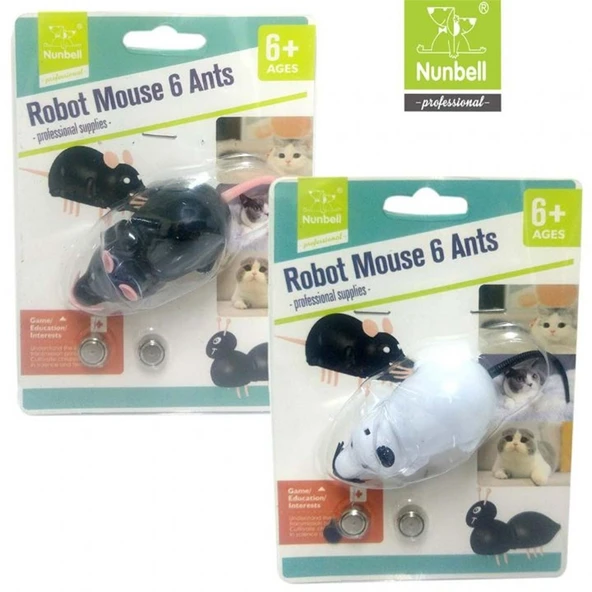 Nunbell Pilli Robot Fare Kedi Oyuncağı