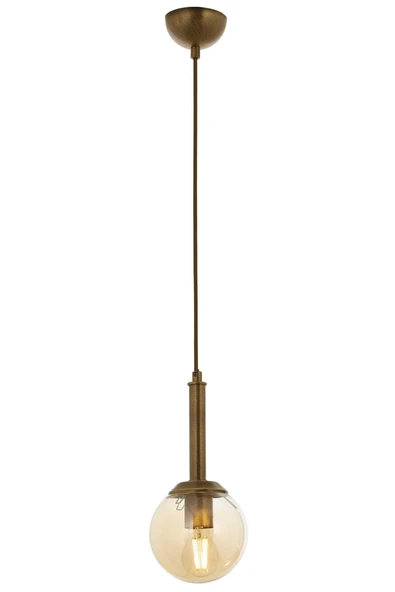 AVONNI AV-60216-1E Eskitme Kaplama Modern Avize E27 Metal Cam 15cm