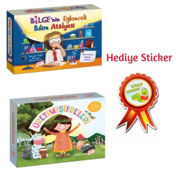 GİZEMLİ BAHÇE 2.SINIF BİLGE'NİN EĞLENCELİ BİLİM ATÖLYESİ 10'LU HİKAYE - ÜRETİM ŞİFRELERİ 10'LU HİKAYE SETİ ürün görseli 1