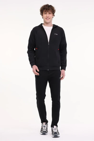 Lumberjack ML FEDER 18ITL406 5FX 101940189 Erkek Eşofman Üstü Siyah S-XXL - 3
