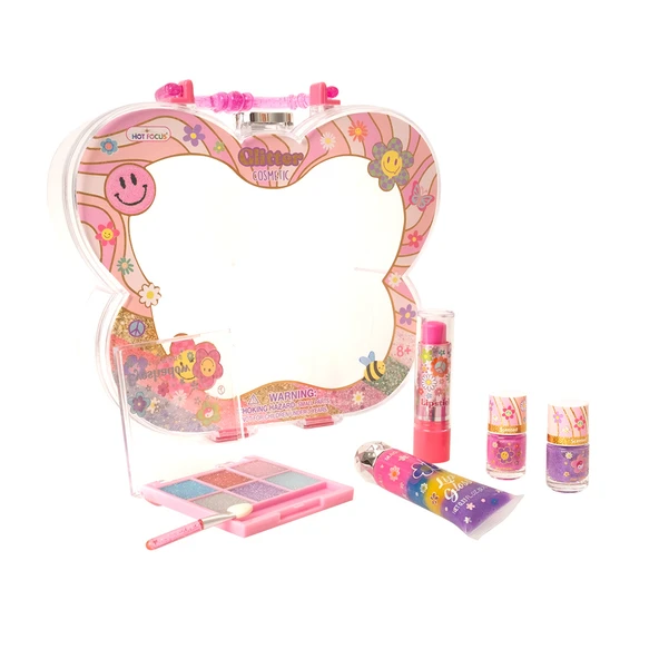 Mega Hot Focus Parıltılı Taşınabilir Kozmetik Seti - Resim 2