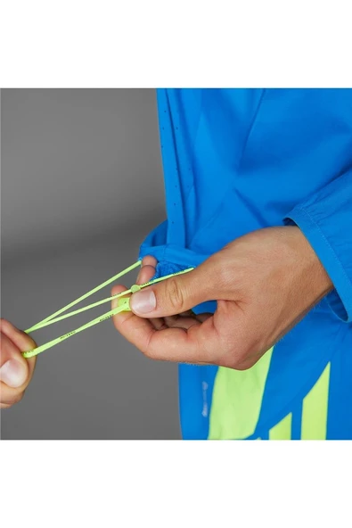 adidas Erkek  Mavi  Ceket ADIZERO R JKT M JD7318 - 11