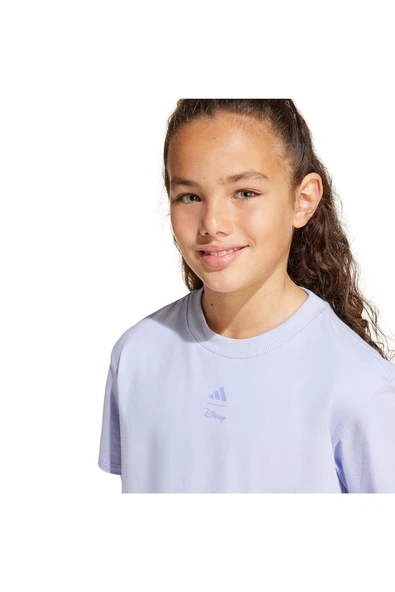 adidas Çocuk  Mor  T-shirt J DY LS GFX T JF3658 - 6