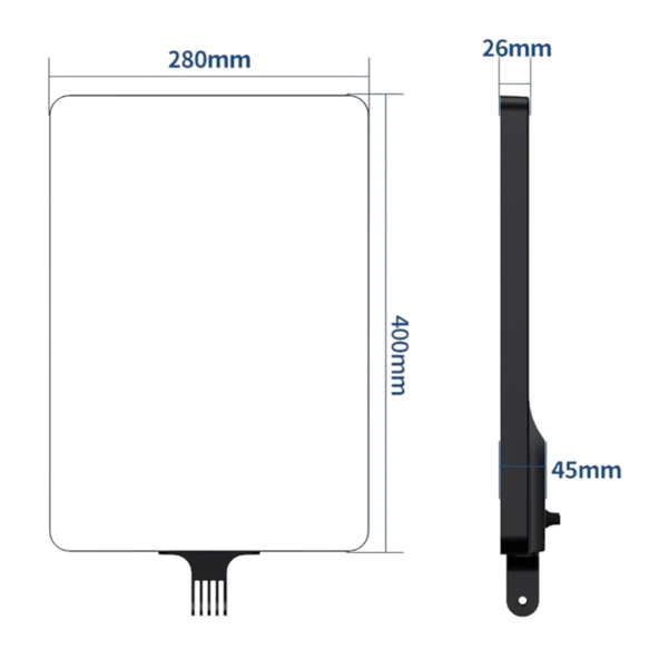Gdx P300TS BiColor Fotoğrafçılık ve Stüdyo Aydınlatması 80 Watt LED Video Panel Sürekli Işık İkili Set - 4