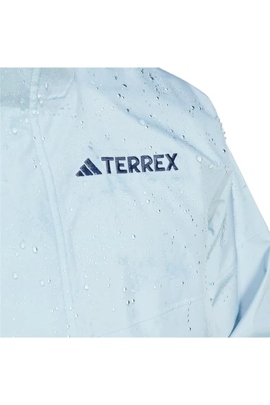 adidas Erkek  Mavi  Ceket XPL 2.5L ANORAK JD8347 - Resim 5