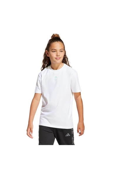 adidas Çocuk  Beyaz  T-shirt J DY LS GFX T JD4557 - 3