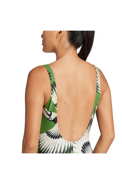 adidas Kadın  Yeşil  Mayo FARM SWIMSUIT JF6034 - 7