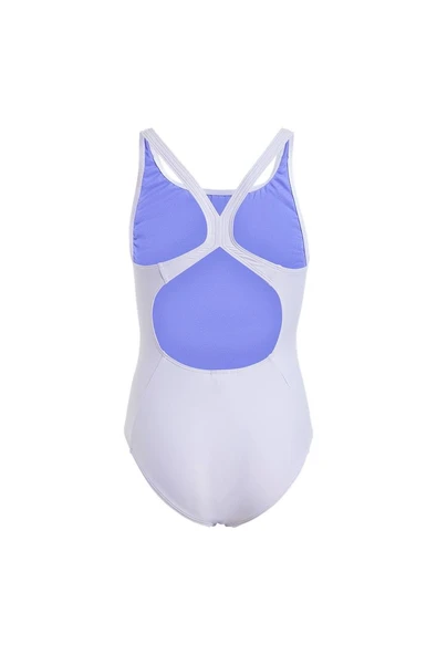 adidas Unisex Çocuk  Mor  Mayo 3S BLD SWIMSUIT JN6588 - Resim 3