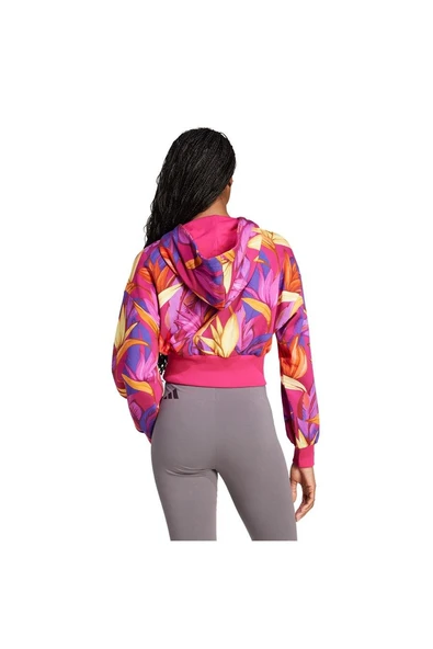 adidas Kadın  Pembe  Sweatshirt FARM HOODIE JD6283 - 4