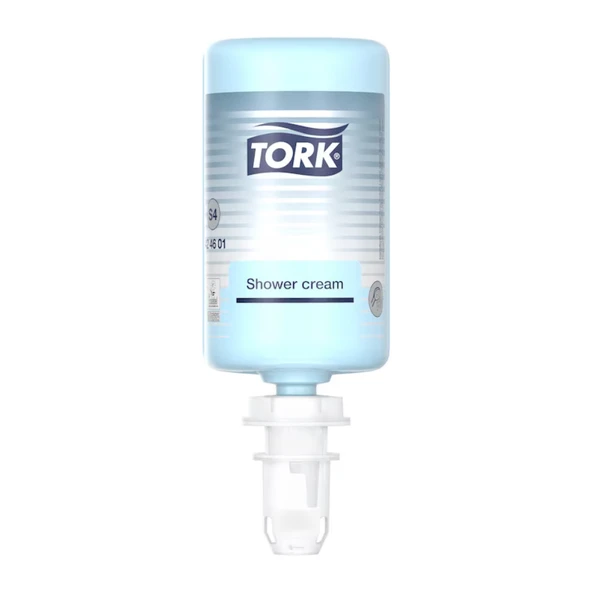 1 Ad. Tork Sabun Dispenseri Beyaz 561500 + 1 Litre Tork El, Saç ve Vücut Banyo Duş Kremi Hediyeli - Resim 3