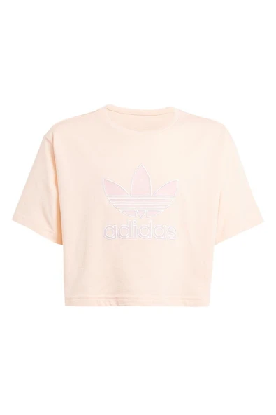 adidas Çocuk  Pembe  T-shirt CROPPED TEE JC9138