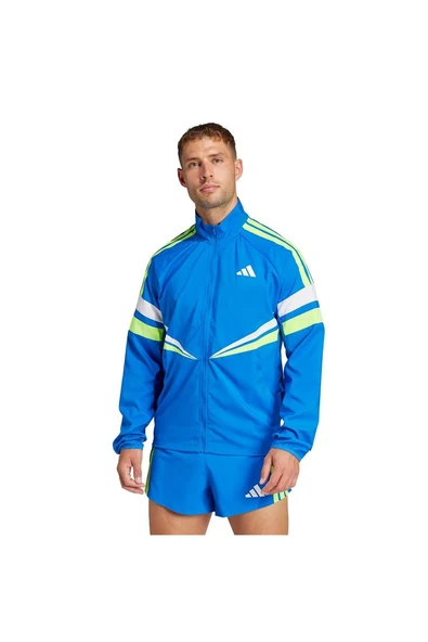 adidas Erkek  Mavi  Ceket ADIZERO R JKT M JD7318 - 2