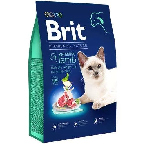 Brit Premium By Nature Sensitive Hassas Kuzulu Kedi Maması 8 Kg ürün görseli 1