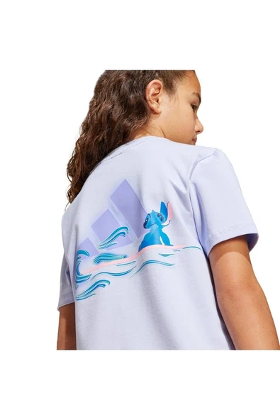 adidas Çocuk  Mor  T-shirt J DY LS GFX T JF3658 - 7