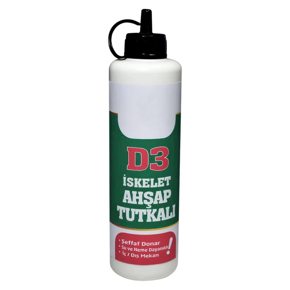 Hazır Ahşap Tutkalı 500 gram Şeffaf D3 Mobilya Mdf Sunta Kumaş Kağıt DIY Uygulamalarında Yapıştırıcı - 5