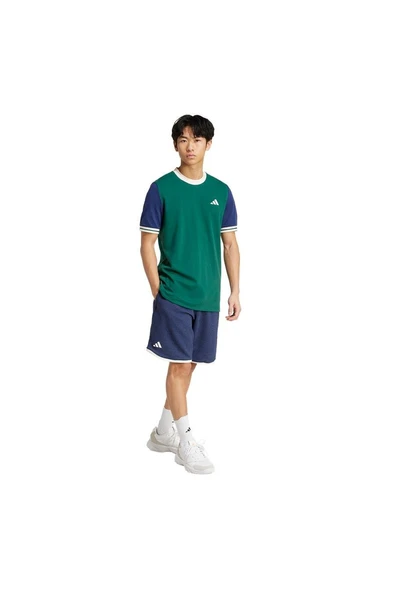 adidas Erkek  Yeşil  T-shirt HERITAGE TEE JC6741 - Resim 8