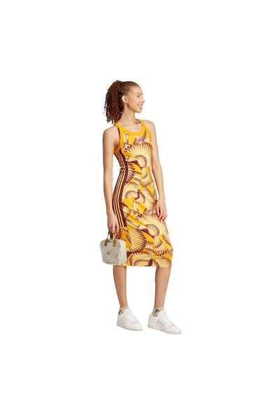 adidas Kadın  Sarı  Elbise FARM DRESS JD6315 - 5