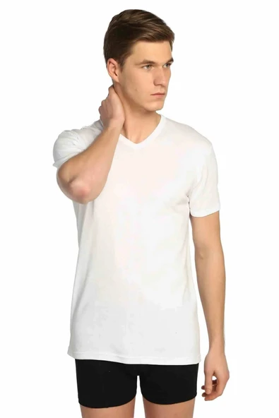 Tutku Erkek Ribana Spor Fanila 0107 6'lı Paket - 2