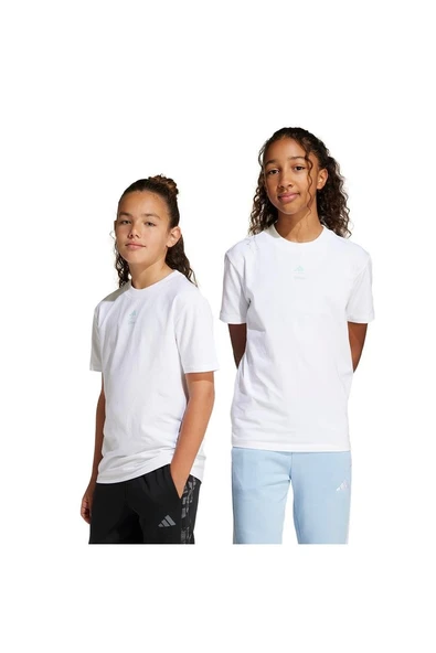 adidas Çocuk  Beyaz  T-shirt J DY LS GFX T JD4557 - 9