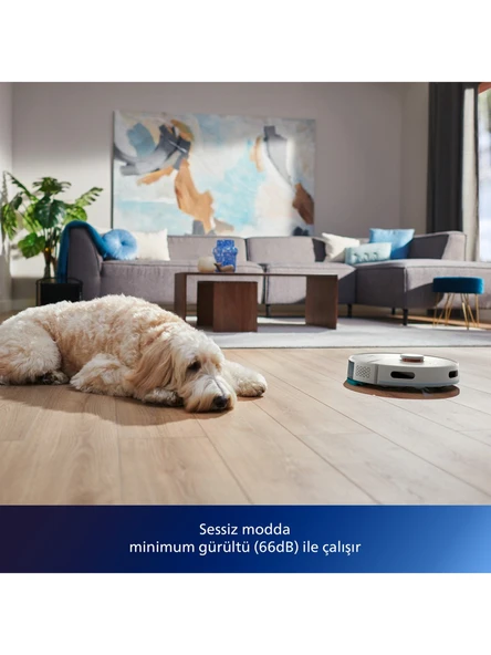 Philips 2000 Serisi XU2000/21 Beyaz Akıllı Robot Süpürge - 4