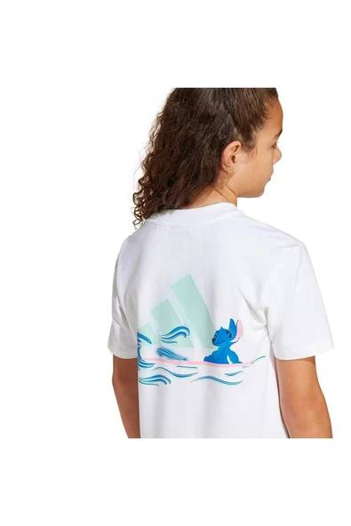 adidas Çocuk  Beyaz  T-shirt J DY LS GFX T JD4557 - 7