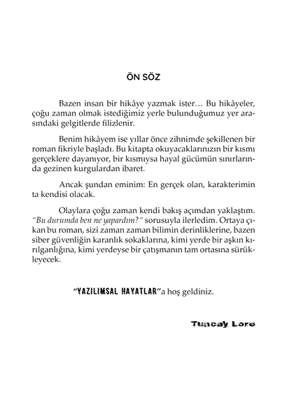 YAZILIMSAL HAYATLAR - 3