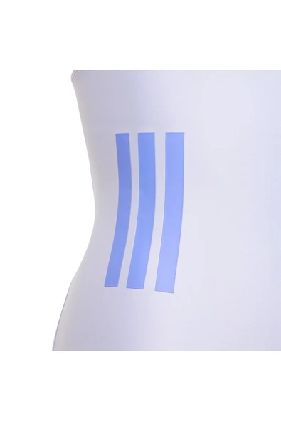 adidas Unisex Çocuk  Mor  Mayo 3S BLD SWIMSUIT JN6588 - Resim 5