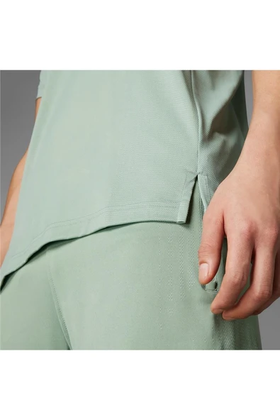 adidas Erkek  Yeşil  T-shirt AIRCHILL TEE JI8197 - Resim 12