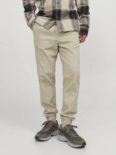 JACK JONES Erkek BEJ Jogger Pantolon 12224518 - 3