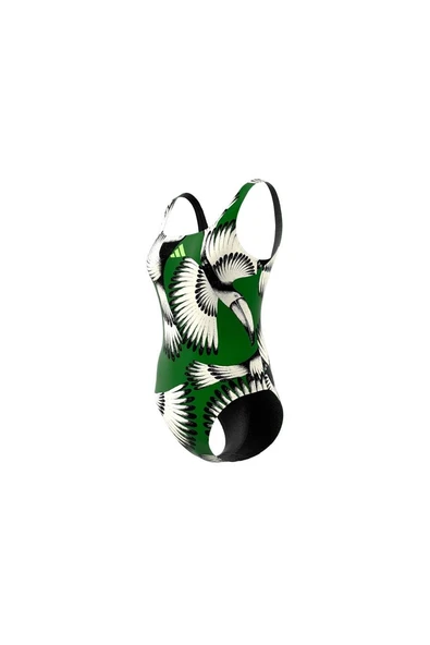 adidas Kadın  Yeşil  Mayo FARM SWIMSUIT JF6034 - 9