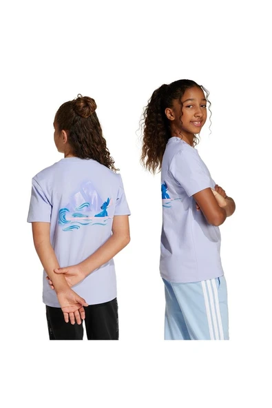 adidas Çocuk  Mor  T-shirt J DY LS GFX T JF3658 - 8