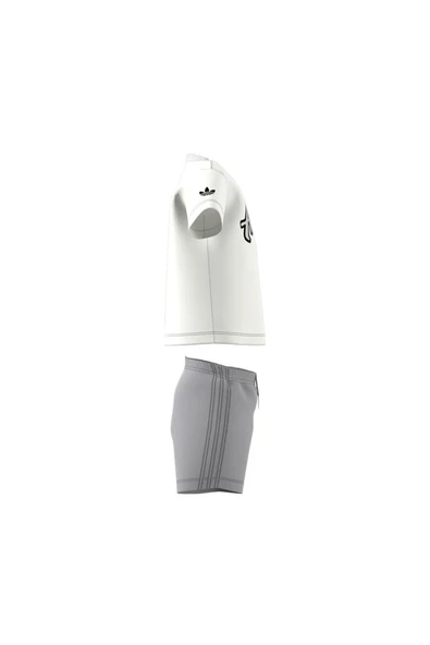 adidas Çocuk  Beyaz  Eşofman SHORT TEE SET JD1042 - 12