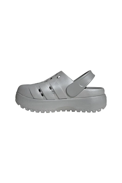 adidas Kadın  Gümüş  Terlik ADILETTE CLOG PLATFORM JQ9879 - 5