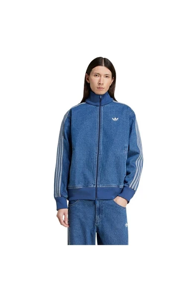 adidas Erkek  Mavi  Ceket DENIM FB TT JC6233 - 2