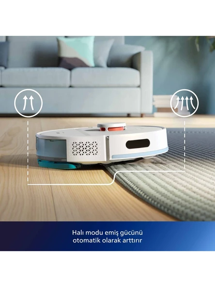 Philips 2000 Serisi XU2000/21 Beyaz Akıllı Robot Süpürge - 5