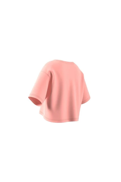 adidas Çocuk  Pembe  T-shirt CROPPED TEE JC9138 - 10