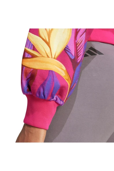 adidas Kadın  Pembe  Sweatshirt FARM HOODIE JD6283 - 7