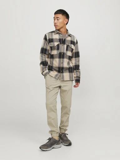 JACK JONES Erkek BEJ Jogger Pantolon 12224518 - 5