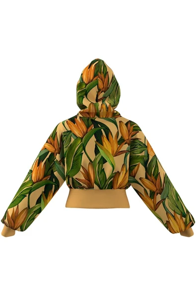 adidas Kadın  Sarı  Sweatshirt FARM HOODIE JD6282 - 11