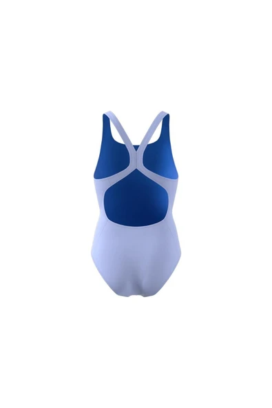 adidas Unisex Çocuk  Mor  Mayo 3S BLD SWIMSUIT JN6588 - Resim 8