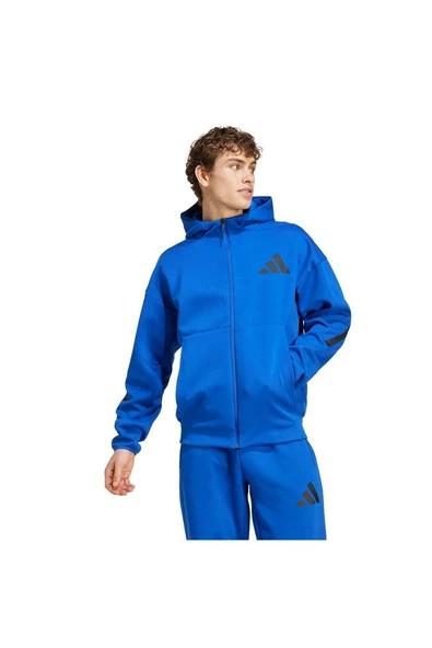 adidas Erkek  Mavi  Ceket M Z.N.E. FZ JF6388 - 3