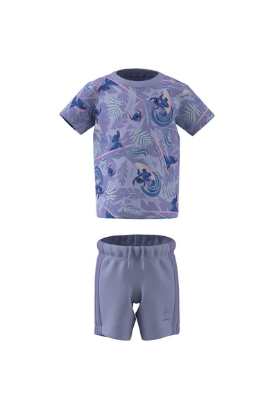 adidas Çocuk  Mor  Eşofman I DY LS T SET JF3632 - 9