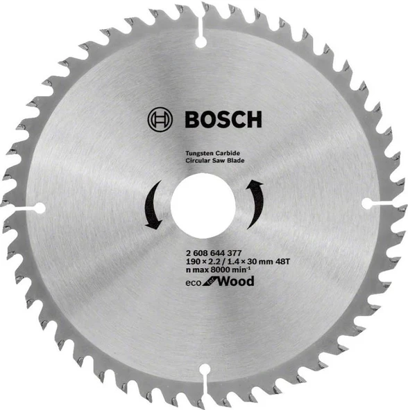 BOSCH Daire Testere Bıçağı 190*30mm 48 Diş ECOW