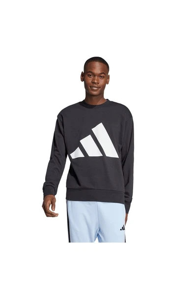 adidas Erkek  Siyah  Sweatshirt M BL FT SWT JE8949 - 3