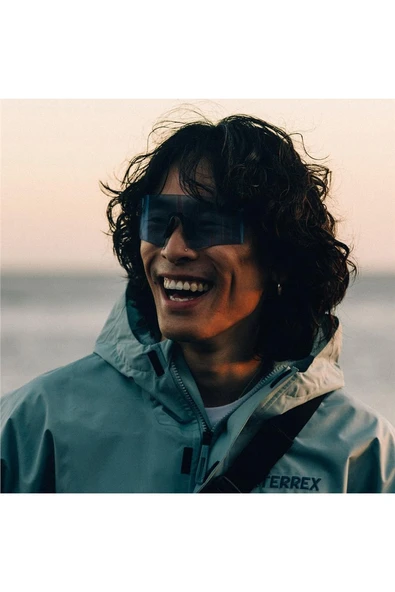 adidas Erkek  Mavi  Ceket XPL 2.5L ANORAK JD8347 - Resim 6