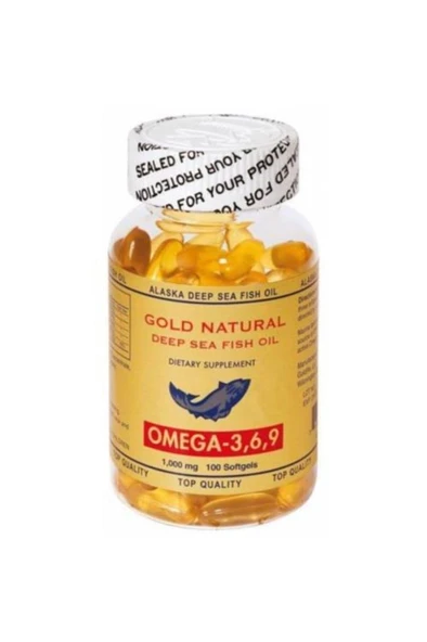 Gold Natural Omega 3.6.9 1000 Mg 100 Softgel Balık Yağı Abd