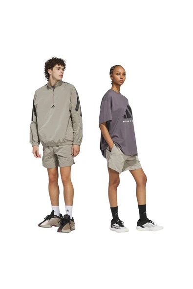 adidas Erkek Bej  Şort ADI BB WV SHORT JC7842 - 10