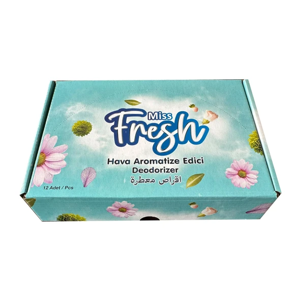 Askılı Tablet Wc Tuvalet Kokusu - Koku Giderici - Deodorizer - 50 Gr - 12 Adet