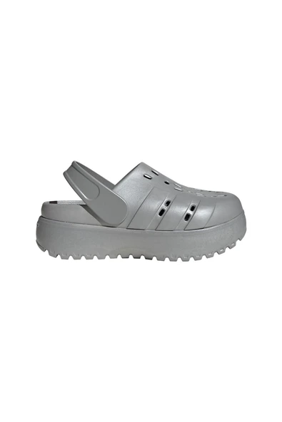 adidas Kadın  Gümüş  Terlik ADILETTE CLOG PLATFORM JQ9879