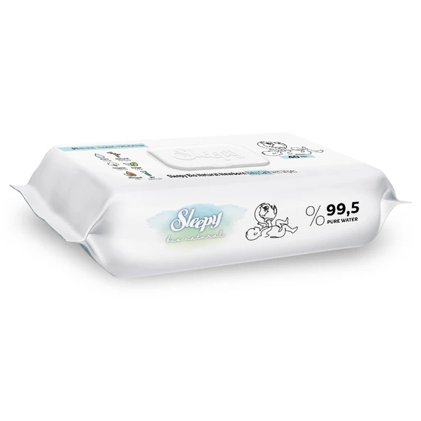 Sleepy Bio Natural Yenidoğan Islak Havlu 40'lı